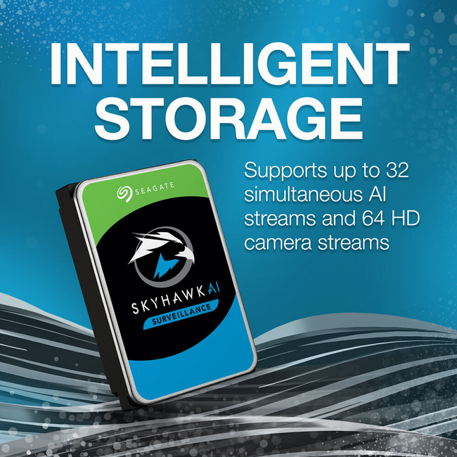Seagate Skyhawk 14TB AI Surveillance Hard Drive