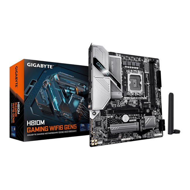 GIGABYTE H810M Gaming WIFI6 GEN5 Intel LGA 1851 mATX Motherboard