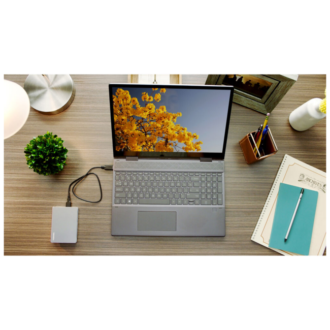 Toshiba 2TB Canvio Flex USB-C USB-A External Hard Drive