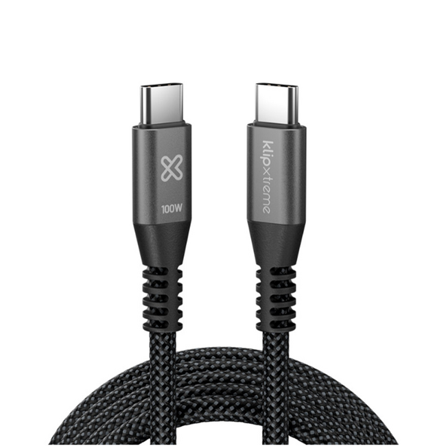 Klipx USB-C to USB-C Cable 100W 6ft KAC-550-6FT