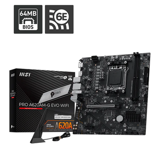 MSI MSI PRO A620AM-G EVO WiFi AMD DDR5 Motherboard