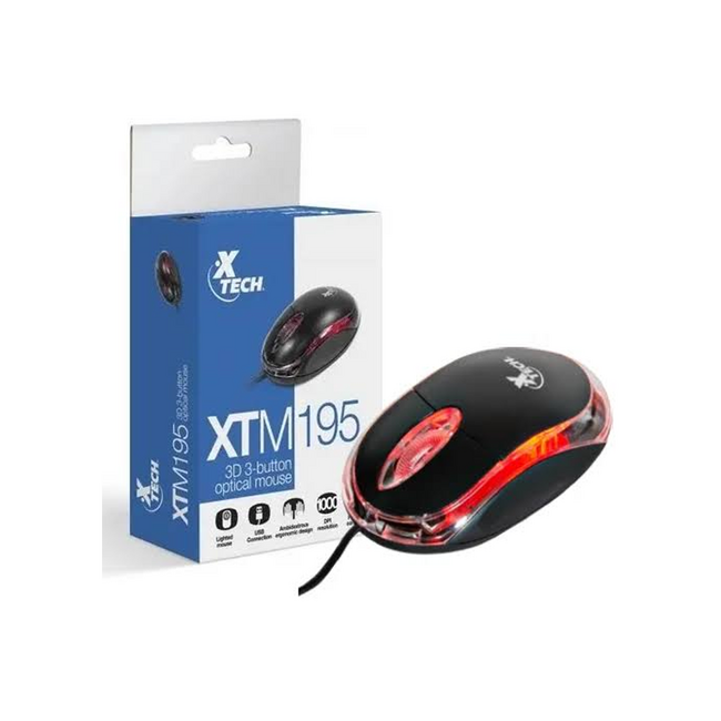 Xtech USB Optical Mouse XTM-195