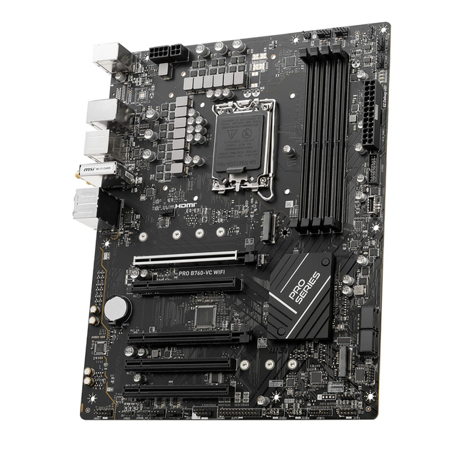 MSI PRO B760-VC WiFi 7 LGA1700 DDR5 Motherboard