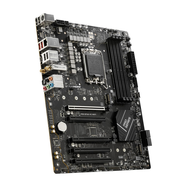 MSI PRO B760-VC WiFi 7 LGA1700 DDR5 Motherboard