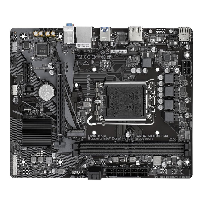 Gigabyte H610M K DDR4 LGA1700 Intel Motherboard