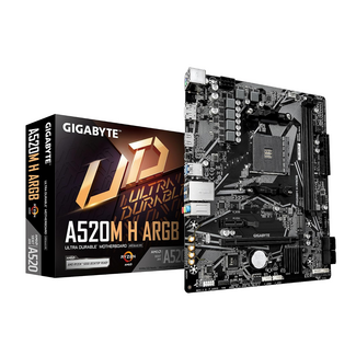 Gigabyte Gigabyte AMD A520M H AM4 ARGB Motherboard DDR4