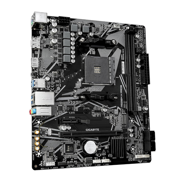 Gigabyte AMD A520M H AM4 ARGB Motherboard DDR4