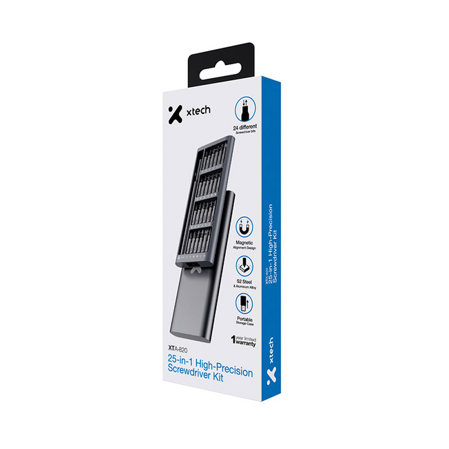 Xtech 25 in 1 High Precision Screwdriver Kit XTA-820