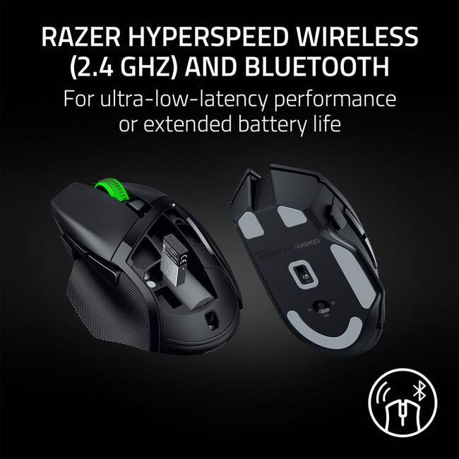 Razer Basilisk V3 X HyperSpeed - Ergonomic Wireless Gaming Mouse