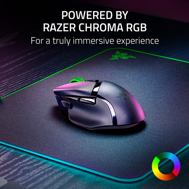 Razer Basilisk V3 X HyperSpeed - Ergonomic Wireless Gaming Mouse