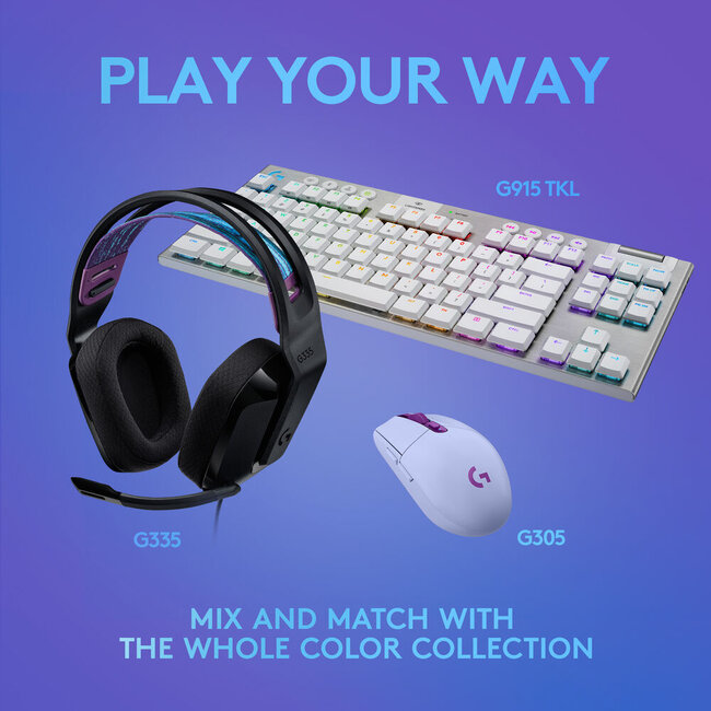 Logitech Gaming G335 Wired Black Gaming Headset 981-000977