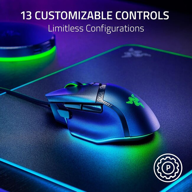 Razer Basilisk V3 35K - Ergonomic Wired Gaming Mouse