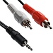 IMEXX IMEXX 3.5 MM TO 2 RCA SPLITTER Male IME-15139