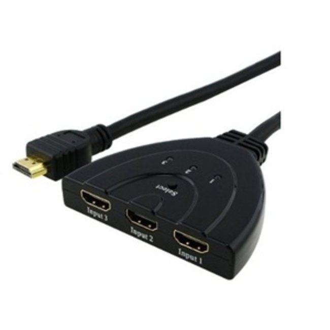 Agiler HDMI Switcher 3 to 1 Cord AGI-5290