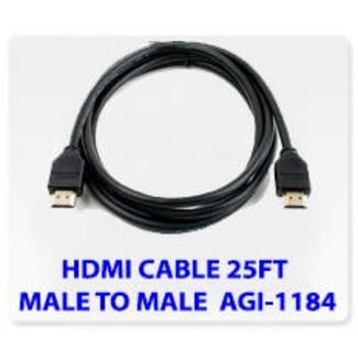 Agiler Agiler 25Ft HDMI Cable Male to Male AGI-1184