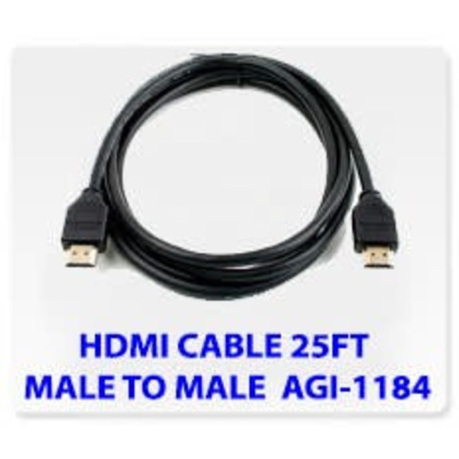 Agiler 25Ft HDMI Cable Male to Male AGI-1184