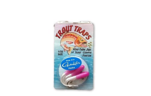 Aero: Trout Traps Mini-Tube Jigs 1/32 (Peppermint Pearl) - Black