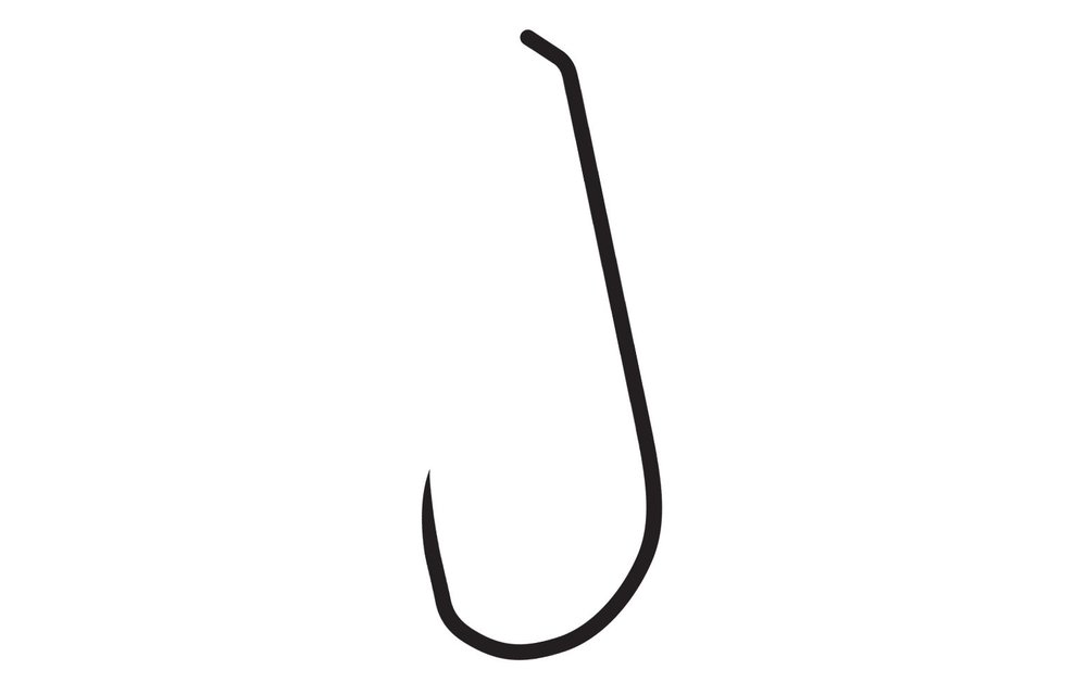 S10-B Size16 25ea Pack Standard Down Eye Barbless NS Black