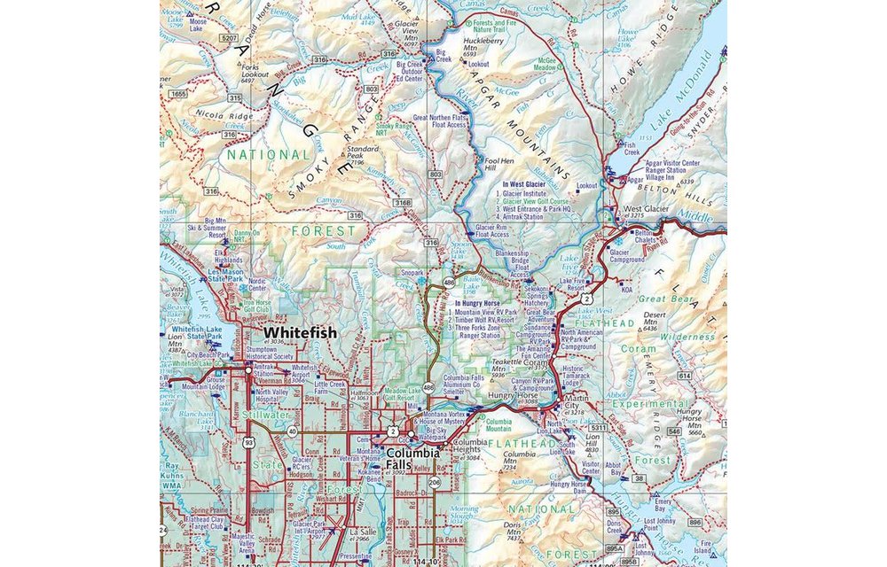 Montana Road & Recreation Atlas
