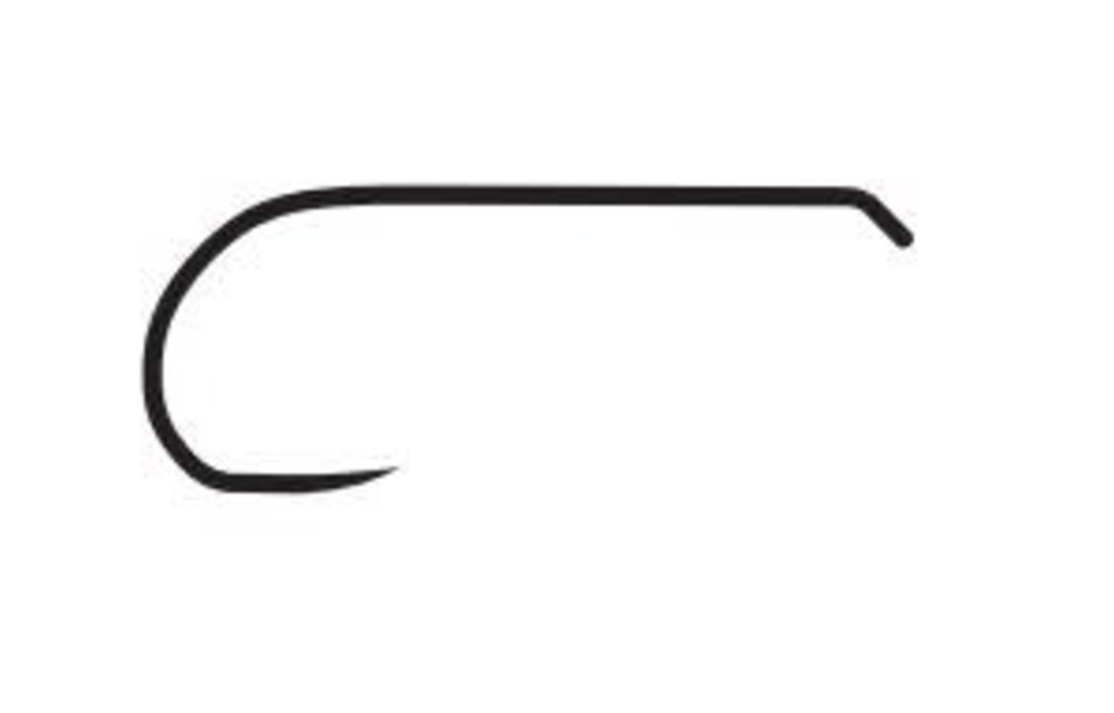 S10-B Size16 25ea Pack Standard Down Eye Barbless NS Black