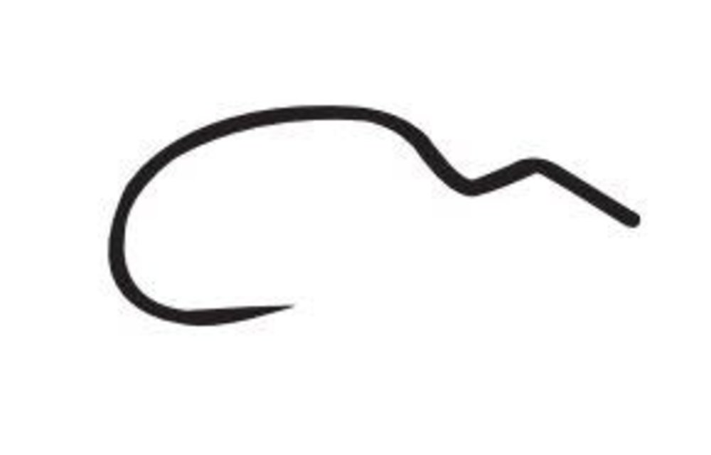 C16-B Size 14 25ea Pack Crippled Emerger NS Black