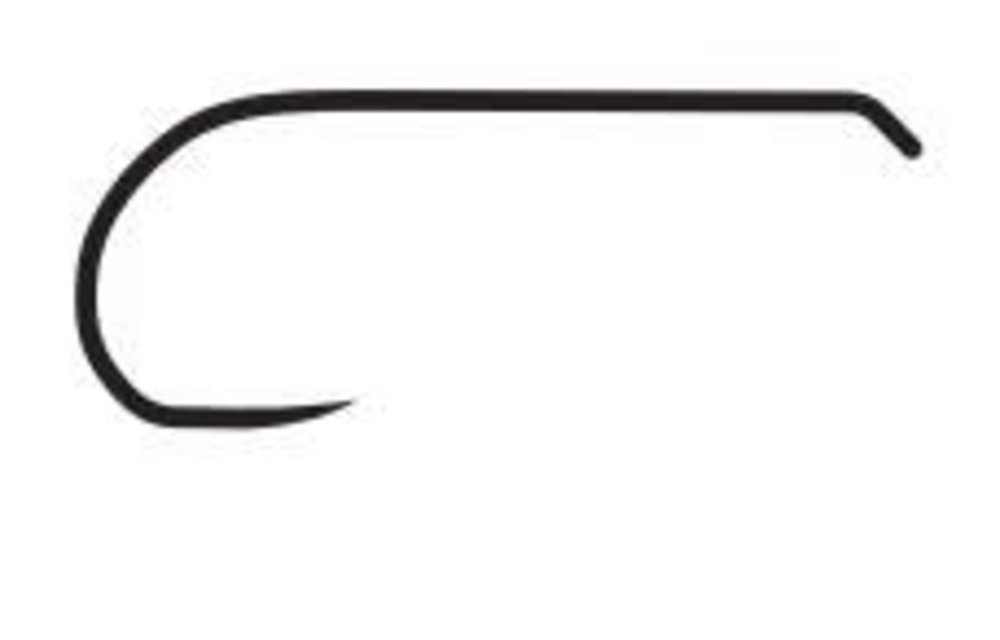 S10-B Size 8 25ea PackStandard Down Eye Barbless NS Black