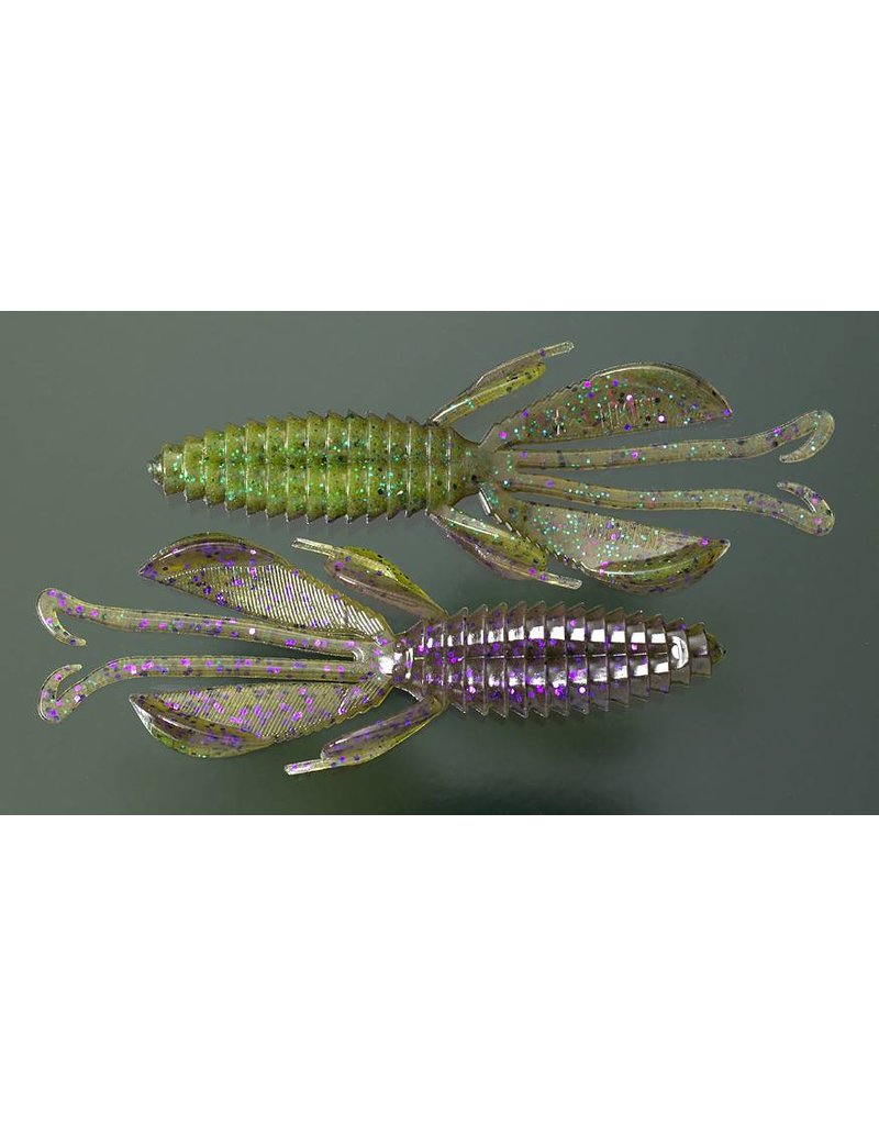 Kinky Beaver Creature Bait, 5", Sprayed Grass Black Sheep Sporting Goods