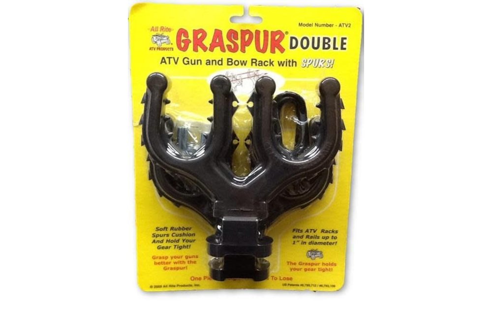 All Rite: Graspur Double ATV Gun and Bow Rack with Spurs