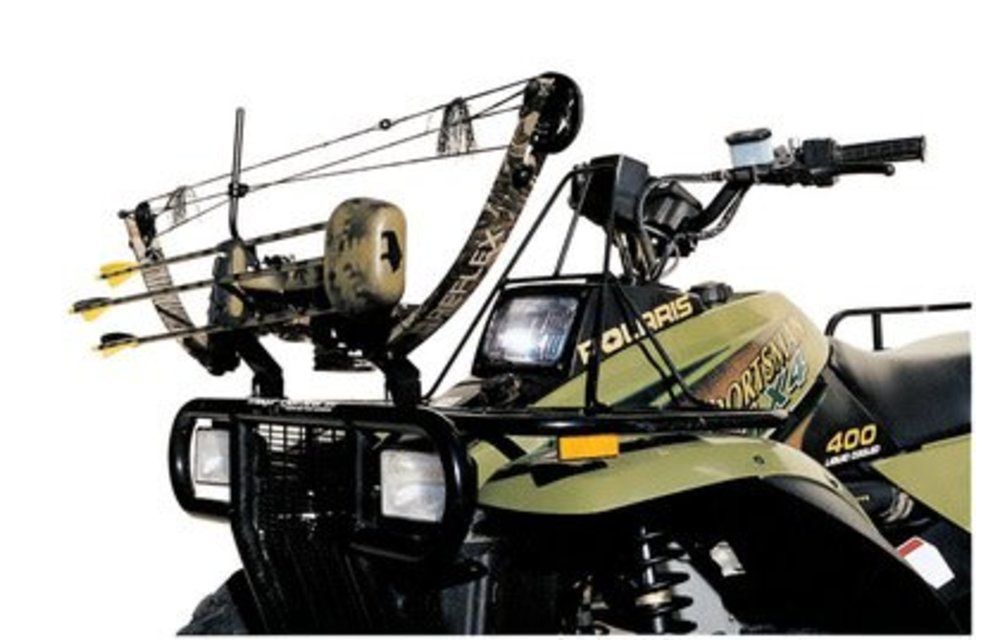 All Rite: Graspur Single ATV Gun and Bow Rack with Spurs - Black