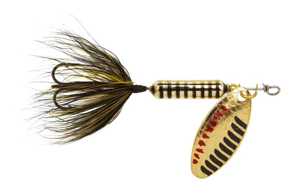 212 MGBL ROOSTER TAIL 1/4 OZ Metallic Gold Black