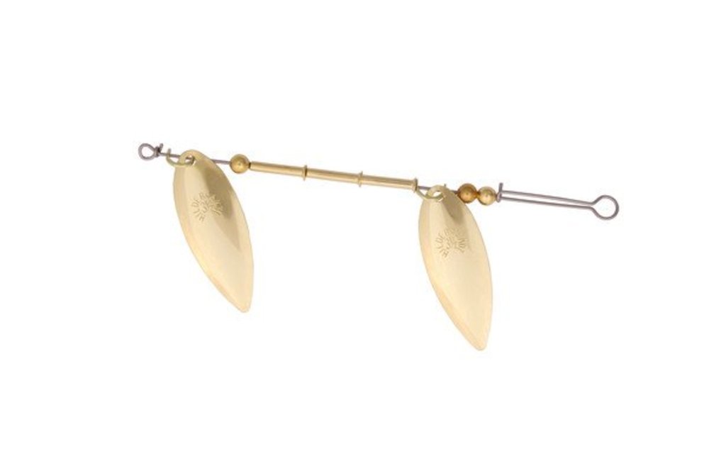 Slim Eli Spinners Double Blade Gold Size 5-S