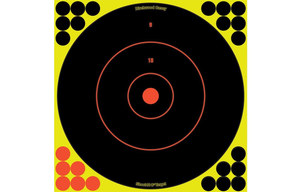 34012 Birchwood Casey Shoot N C 12" Bullseye Target 5 Pack