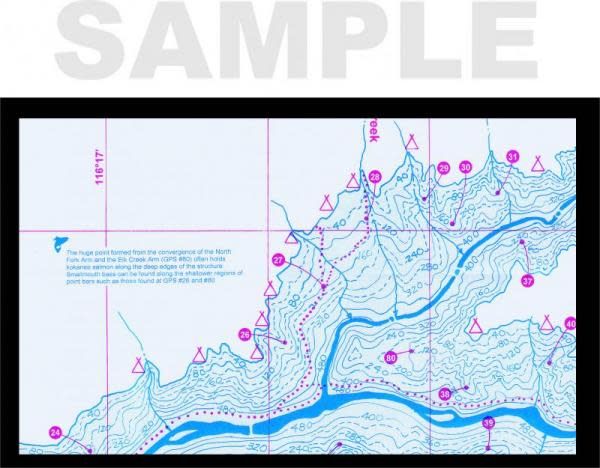 FISH-N-MAP DWORSHAK RESERVOIR ID - Black Sheep Sporting Goods