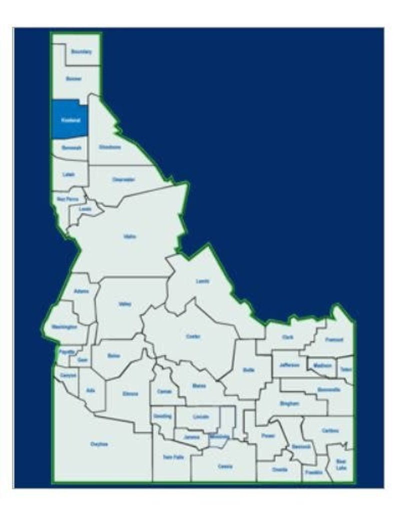 Map Of Kootenai County Idaho Idaho County Map-Kootenai County - Black Sheep Sporting Goods