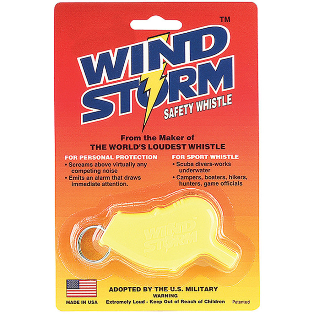 WINDSTORM WHISTLE WINDSTORM SAFETY WHISTLES WINDSTORM WHISTLE