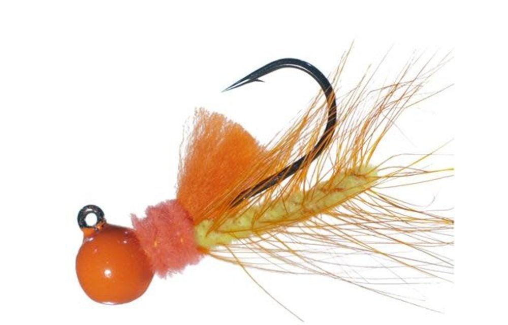 AEROJIG HACKLE 1/4oz, ORANGE/CHART
