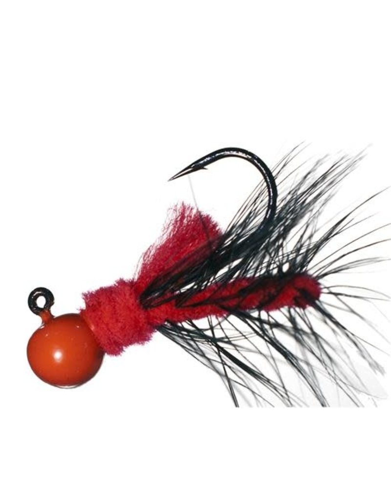 Hawken Fishing AJH14048 - #48 - Flame, Flame-Red-Black