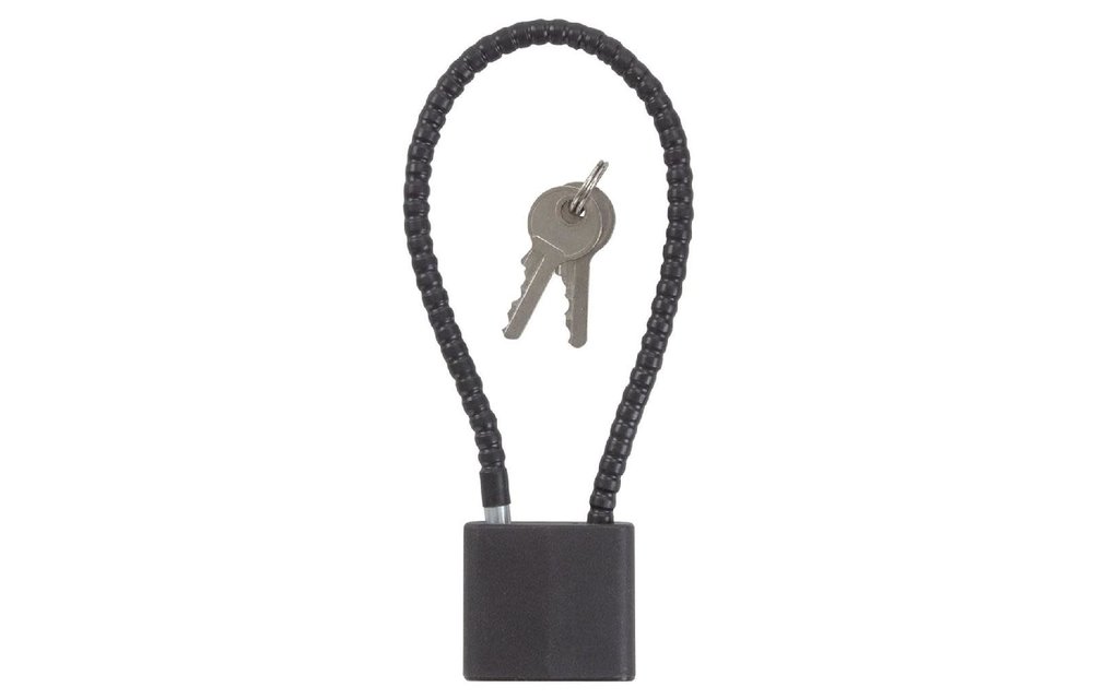 CABLE LOCK, 15IN, BLACK