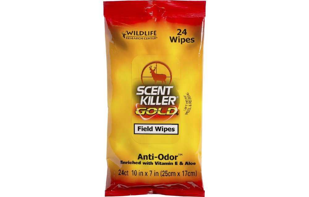 1295 Scent Killer Gold Field Wipes 24-Pack