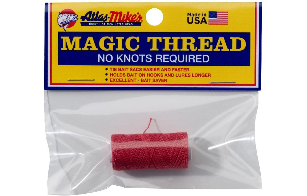 ATLAS MAGIC THREAD (1 SPOOL/BAG) RED 100 FT - Black Sheep Sporting