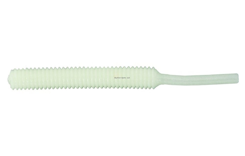 Cubby 1111 Nail Tail Jig Tail, 1 3/4", Glow, 10/Pack