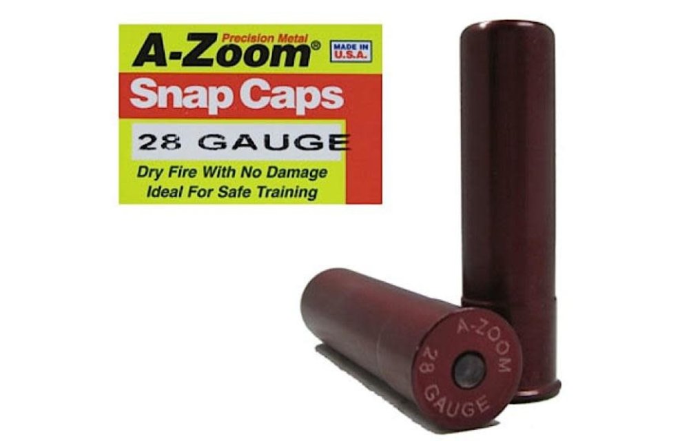 12214 A-Zoom A-ZOOM 28 ga Snap Cap 2 Pk