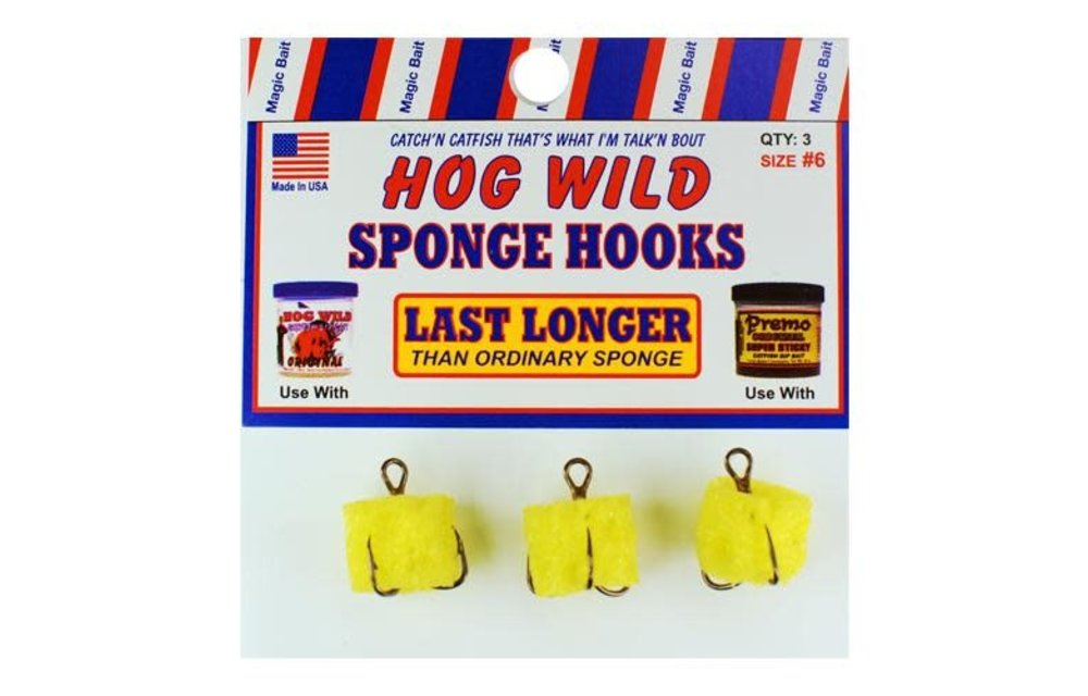 Bait Holders/Spring Hooks/Pod Sponge # 6