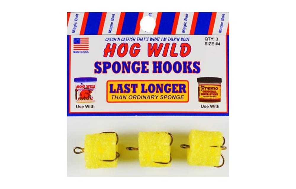 Bait Holders/Spring Hooks/Pod Sponge # 4