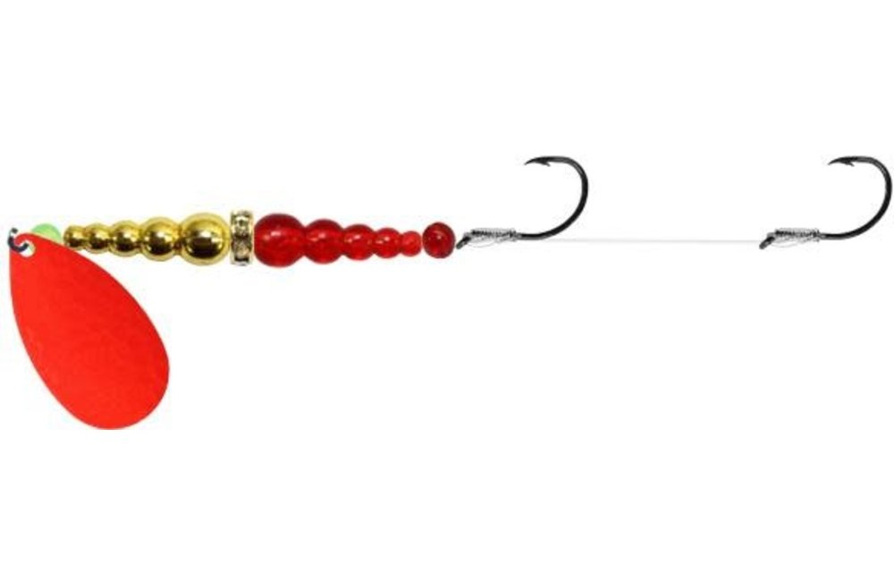 Double Whammy 6 Red/Gld Flo Ruby
