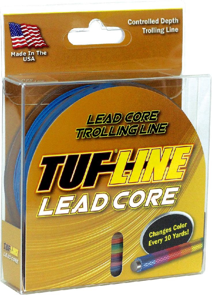 Tuf-Line LC12100 Lead Core Trolling Line 12Lb 100Yd, MultiColor - Black  Sheep Sporting Goods