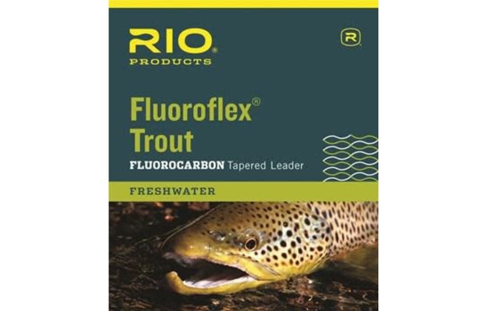 RIO Products FLUOROFLEX TROUT LEADER 9FT 5X Size: 9ft/5x Length: 9ft/2.7m  Test: 3lb/1.3kg diameter: 0.006in/0.152mm