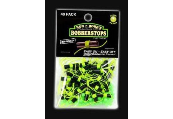 Rod-N-Bobb's Bobber Stops with Glow Beads 15-Pack