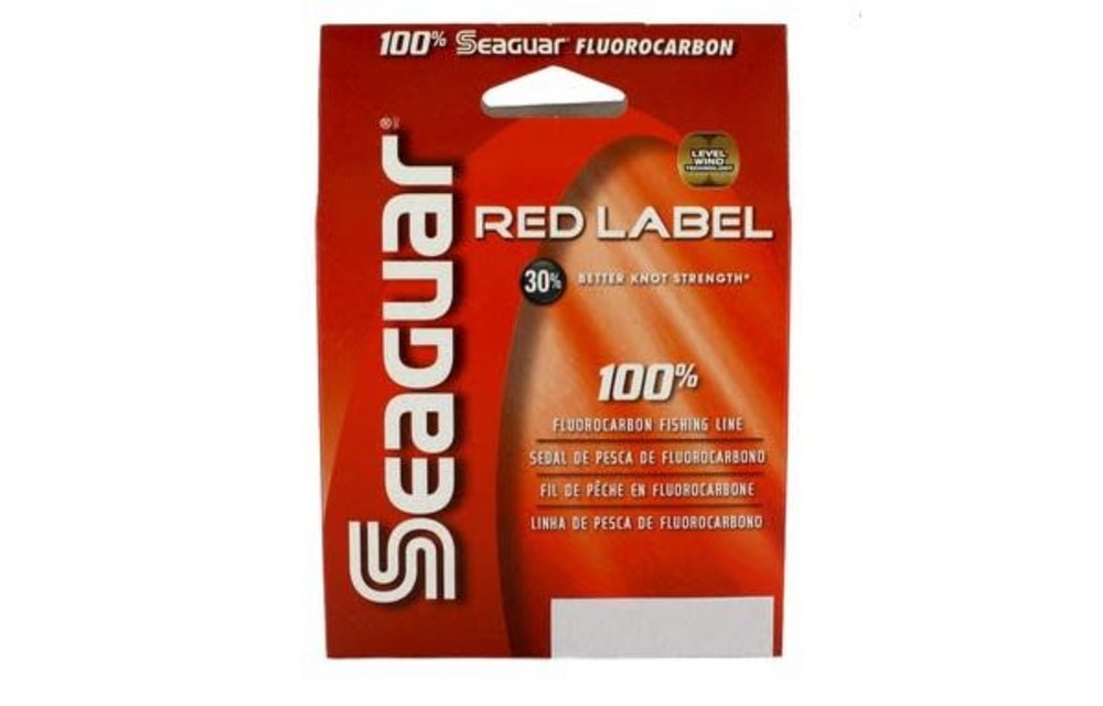 Seaguar 20RM175 Red Label 100% Fluorocarbon Main Line 20lb 175yd - Black  Sheep Sporting Goods
