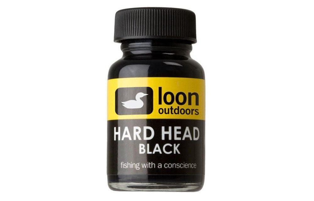 LOON HARD HEAD FLY FINISH, BLACK